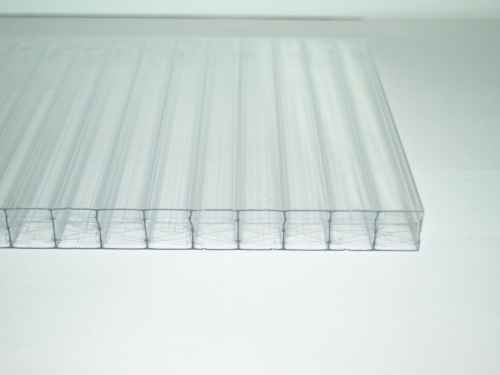 X-Strukturplatte Polycarbonat, 16mm, glasklar