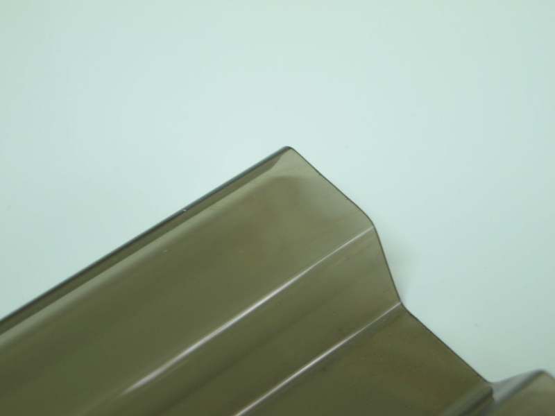 Lichtplatte PVC 70/18 Spundwand 1,2 mm | unstrukturiert | Bronze #4