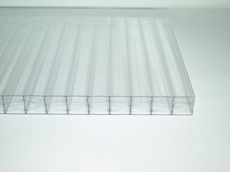 X-Strukturplatte Polycarbonat, 16mm, glasklar #1