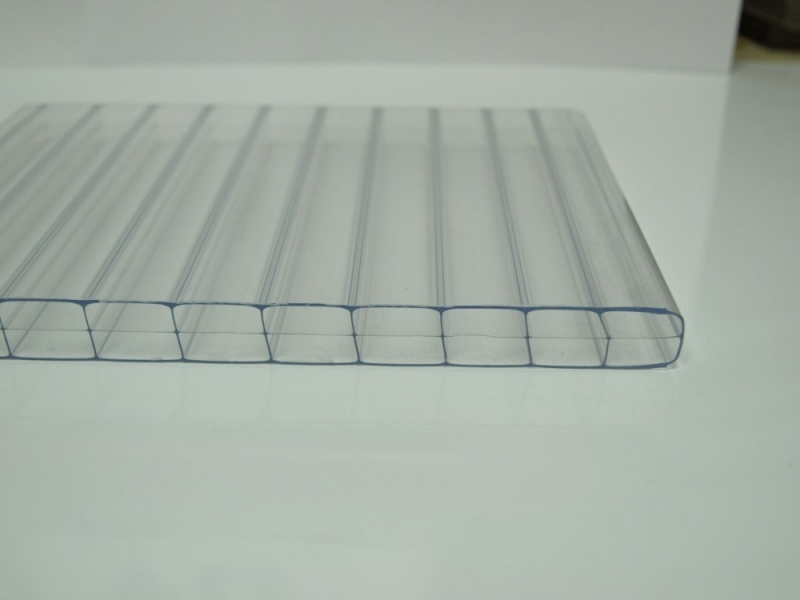 Stegdreifachplatte Polycarbonat,16mm, glasklar #1