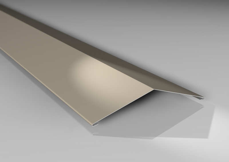 Firstblech flach Typ 2 | 145 x 145 mm | 150° | Stahl 0,5 mm #1