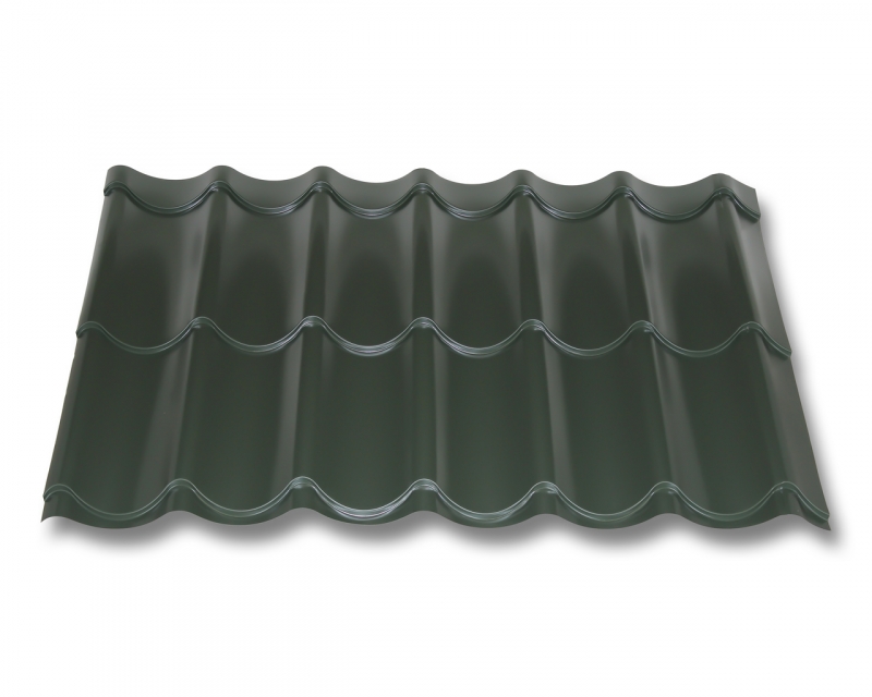 Pfannenblech W2/1060 Pfannenprofil - Antitropf - Stahl 0,5mm #1