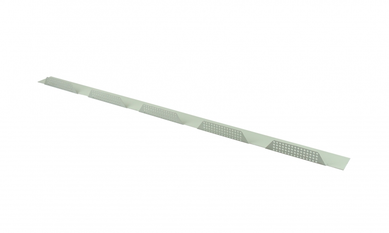 Zahnblech groß gelocht für Trapezbleche Typ W35/207 - Stahl 0,75 mm #1