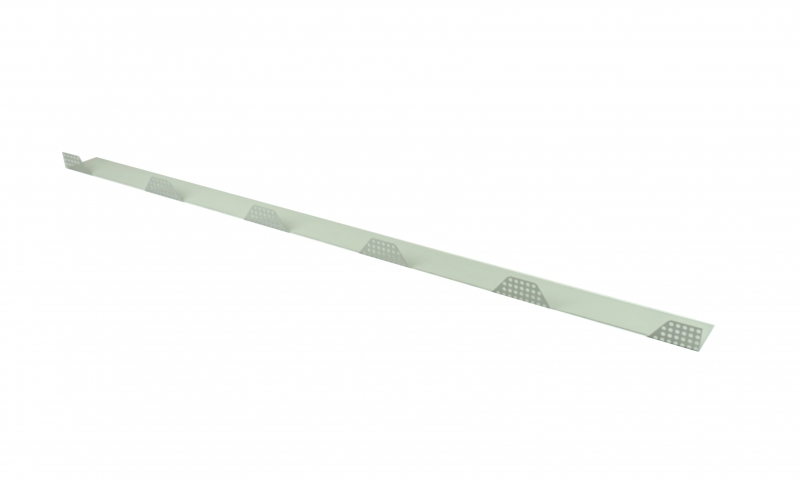 Zahnblech klein gelocht für Trapezbleche Typ W35/207 - Stahl 0,75 mm #1