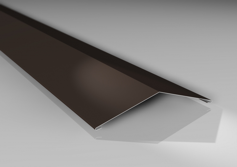 Firstblech flach Typ 3 | 145 x 145 mm | 140° | Stahl 0,5 mm #1