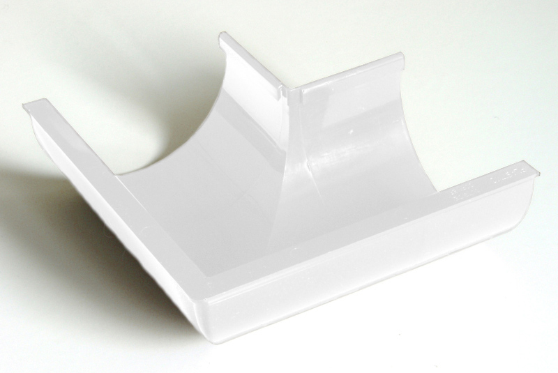 125 mm PVC - Rinnenaußenwinkel #1