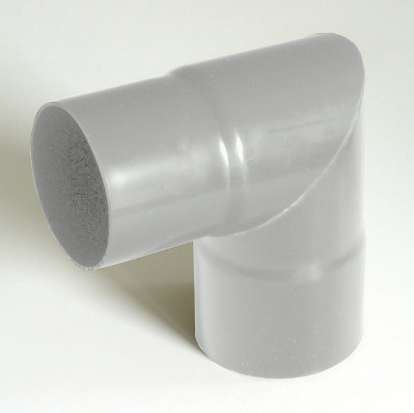 90 mm PVC - Fallrohrbogen #1