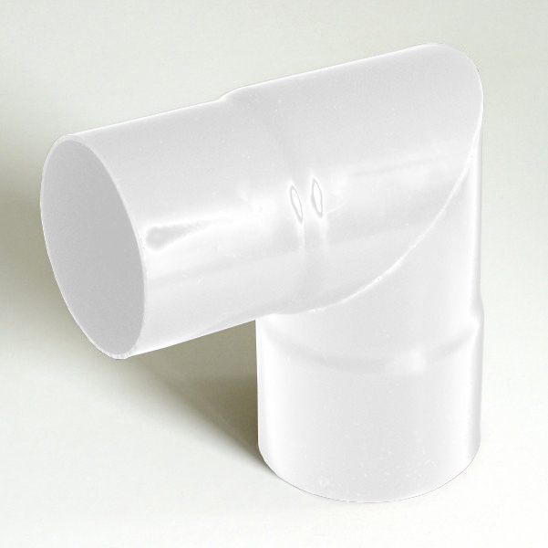 90 mm PVC - Fallrohrbogen #1