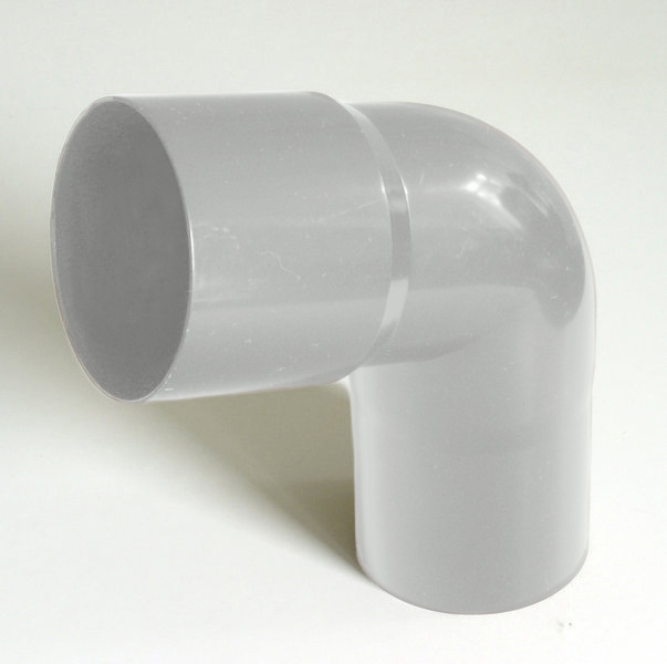 90 mm PVC - Fallrohrbogen #1