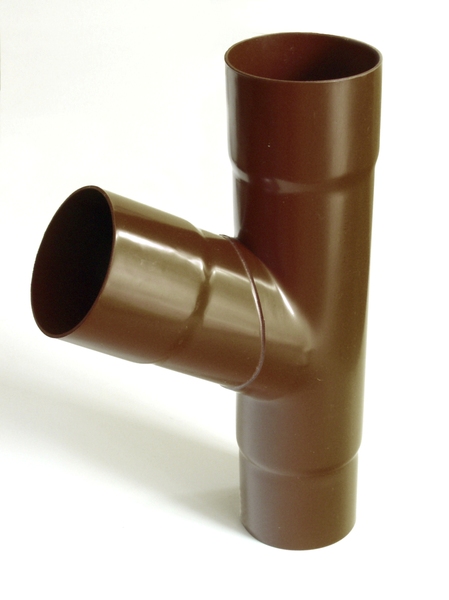 75 mm PVC Fallrohrabzweig 60° #1