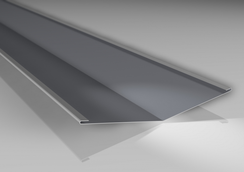 Kehlblech Typ 1 | 250 x 250 mm | 150° | Aluminium 0,70 mm #1