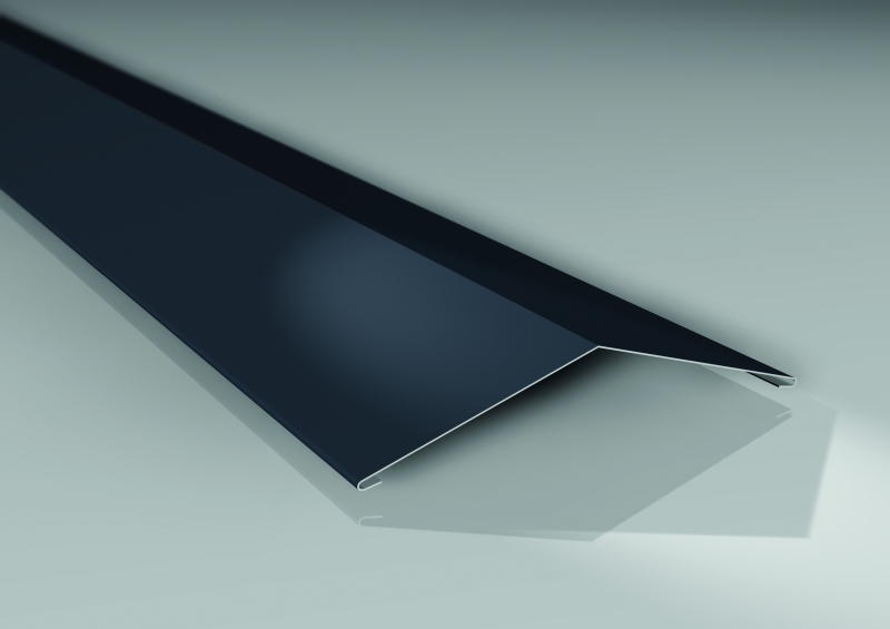 Firstblech flach Typ 5 | 250 x 250 mm | 150° | Aluminium 0,70 mm #1