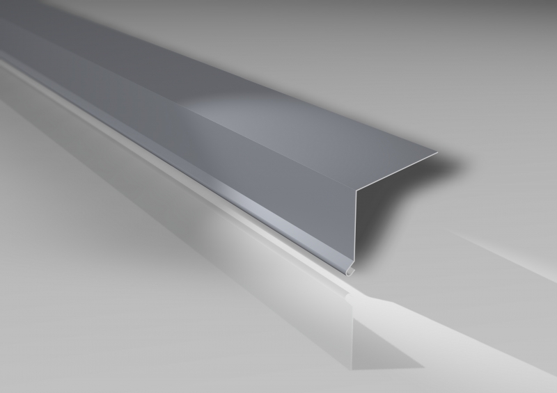 Traufblech Typ 2 | 50 x 50 mm | 95° | Aluminium 0,70 mm #1