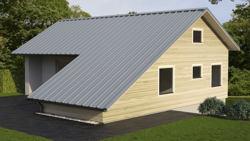 Trapezblech W45/1000 Dachprofil Aluminium 0,70mm #2