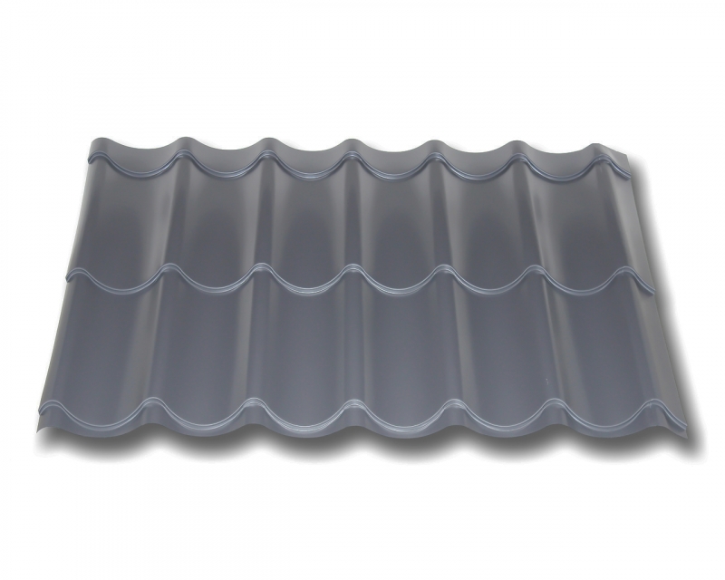 Pfannenblech W2/1060 Pfannenprofil - Antitropf - Aluminium 0,70mm #1