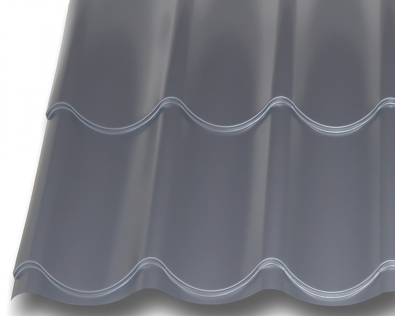 Pfannenblech W2/1060 Pfannenprofil - Antitropf - Aluminium 0,70mm #3