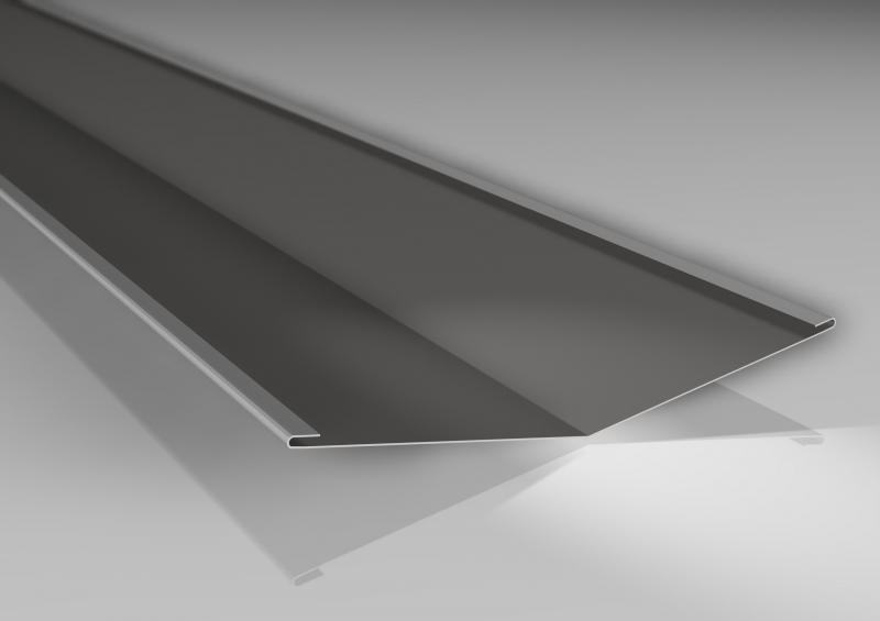 Kehlblech Typ 2 | 300 x 300 mm | 150° | Aluminium 0,70 mm #1