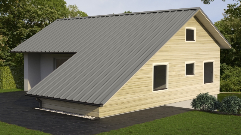 Trapezblech W45/1000 Dachprofil Aluminium 0,70mm #2