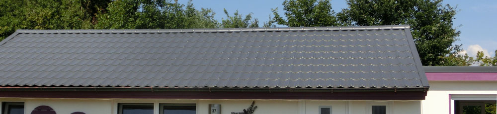 Beispiel Dacheindeckung mit Pfannenblech